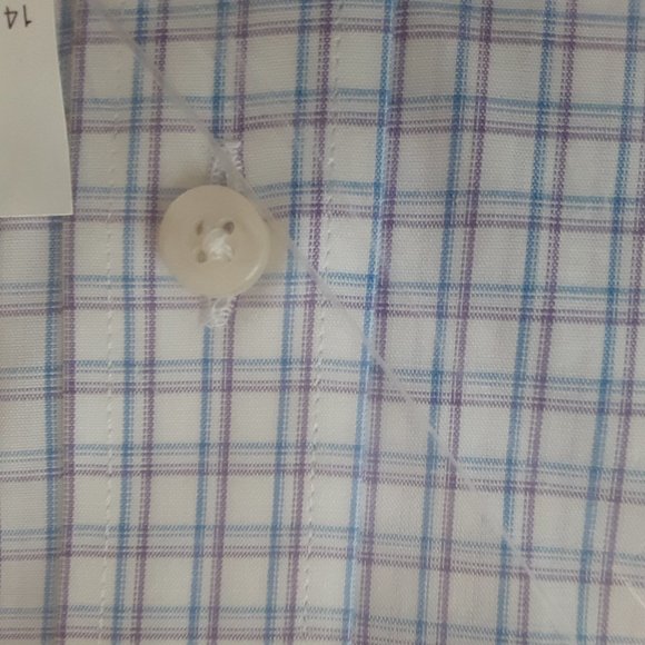 Buttoned Down Men's Gingham Plaid Dress Shirt Long Sleeve Amazon's Brand - Picture 10 of 12